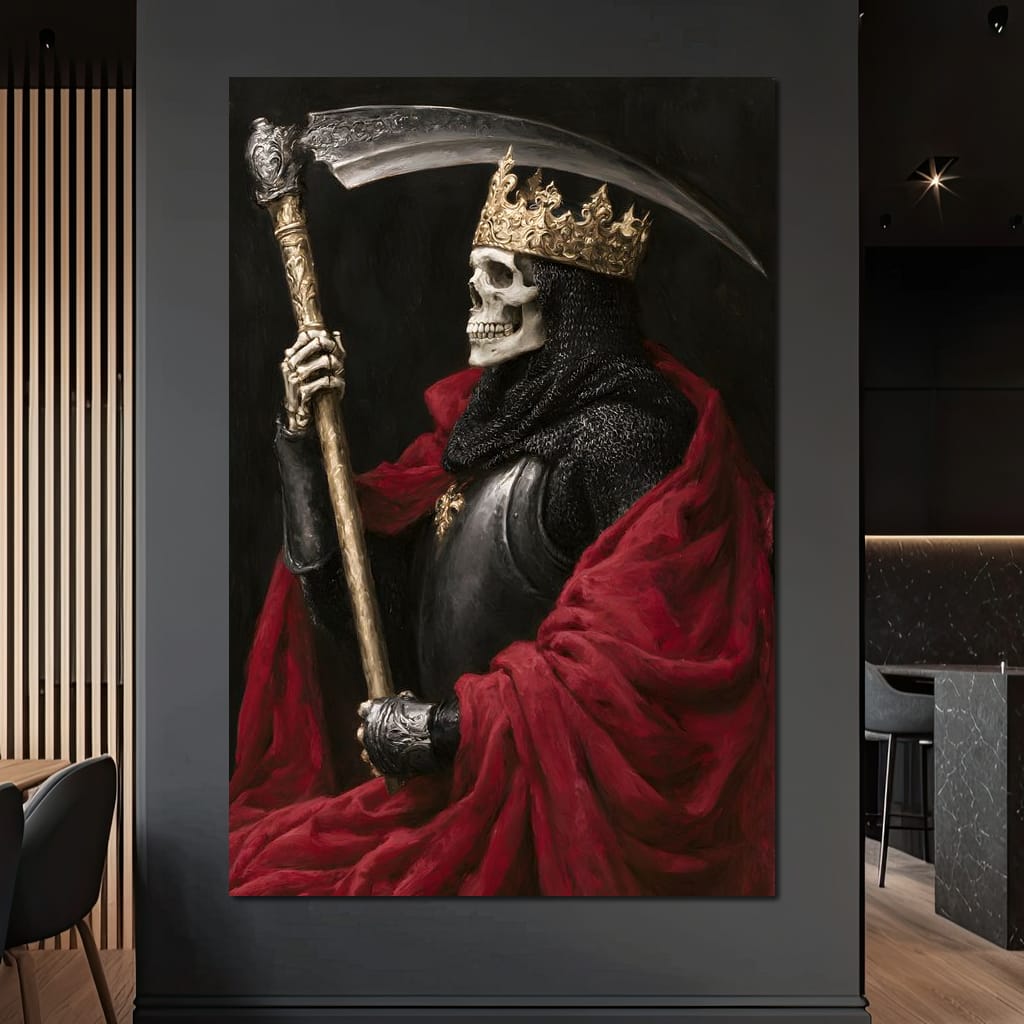 Sovereign Of The Final Harvest Canvas Wall Art