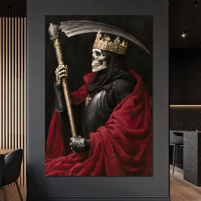 Sovereign Of The Final Harvest Canvas Wall Art