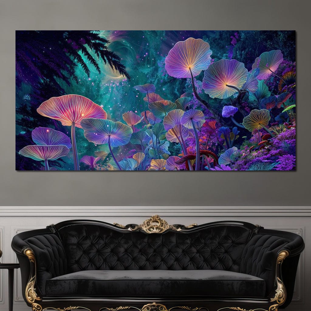 Galactic Faerie Garden Canvas Wall Art