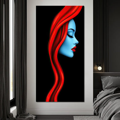 Blueblood Siren Canvas Wall Art