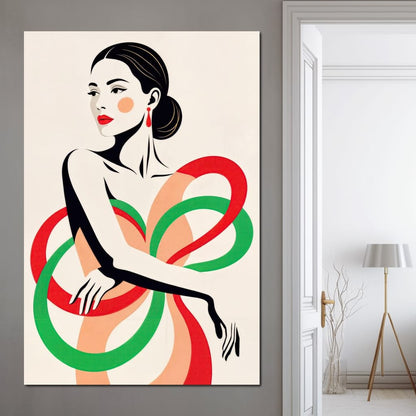 Deco Darling Canvas Wall Art