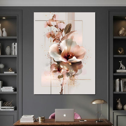 Delicate Petals Radiant Calm Canvas Wall Art