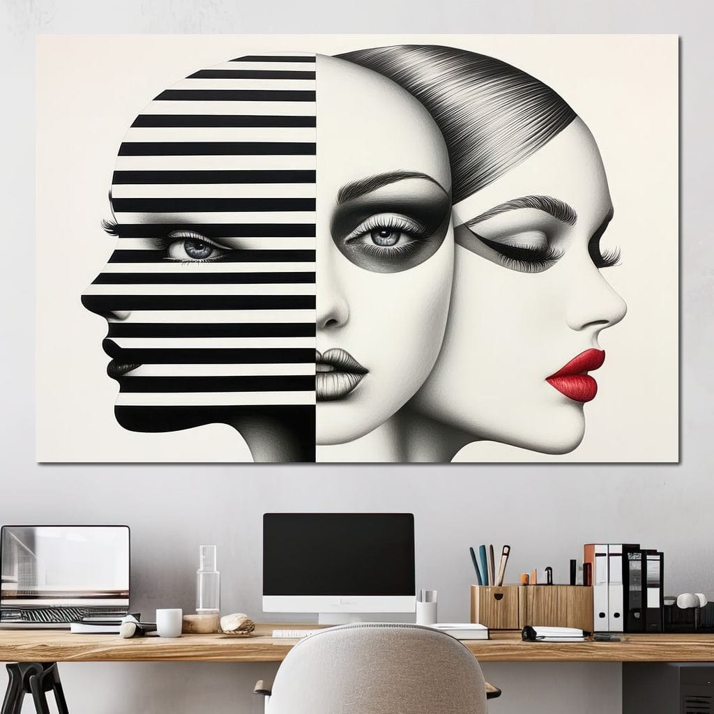 Fragments of Elegance Canvas Wall Art