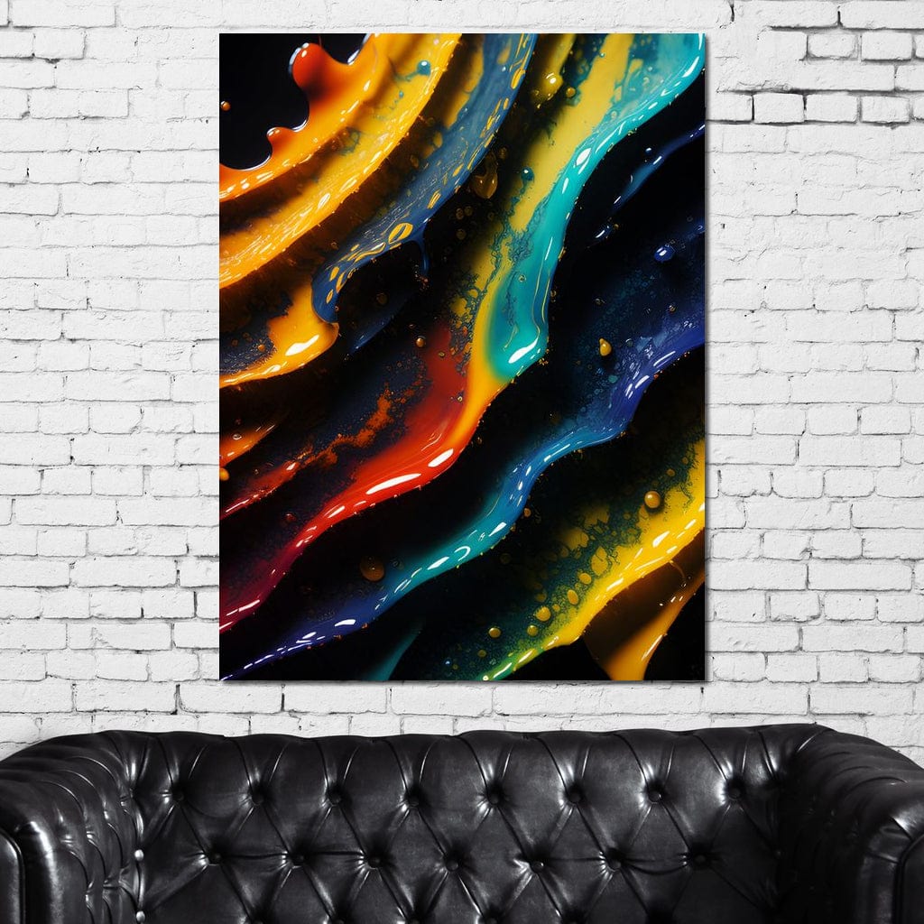 Colorful Contemporary Art 0080 Canvas Wall Art