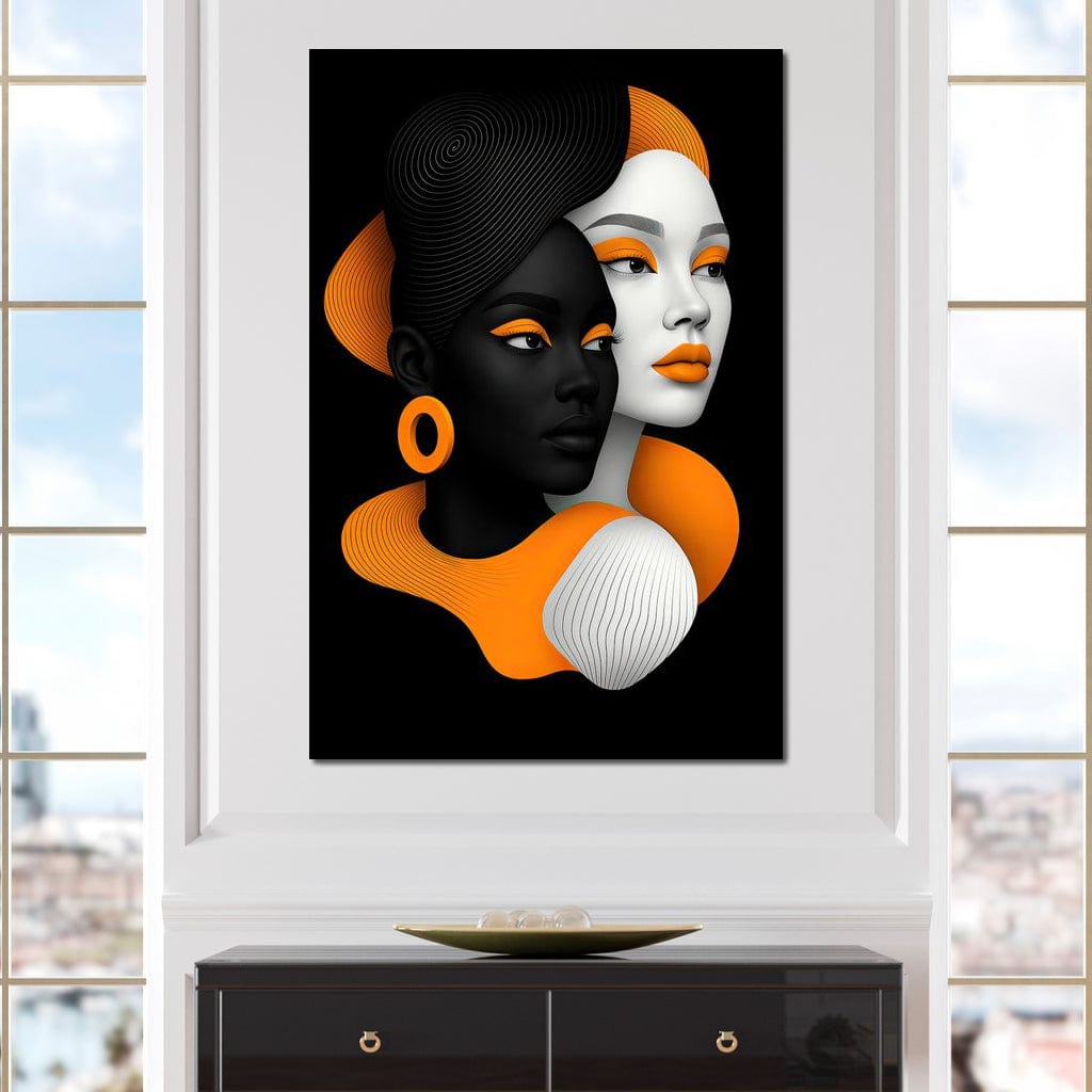 Faces of Balance Canvas Wall Art
