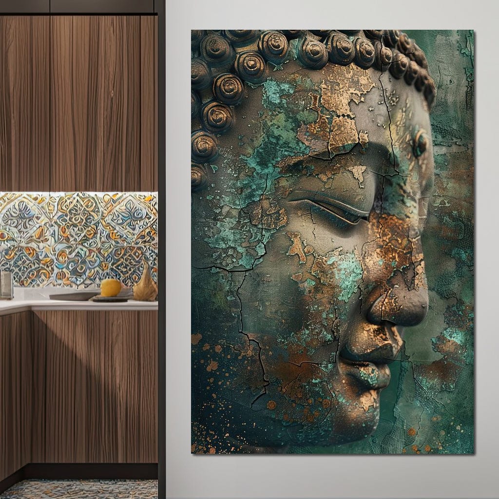Ancient Tranquility Heritage Canvas Wall Art