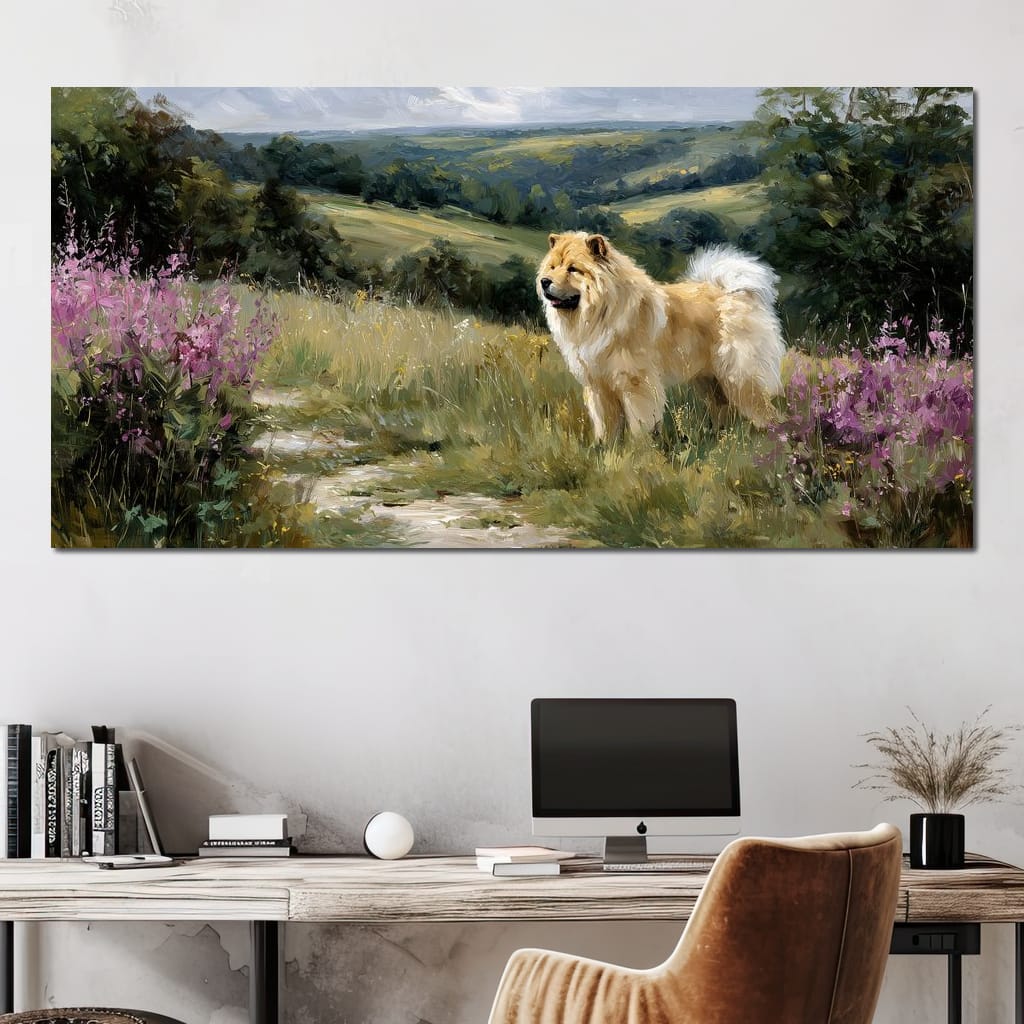 Chow Meadow Trail Summer Light Canvas Wall Art