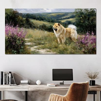 Chow Meadow Trail Summer Light Canvas Wall Art