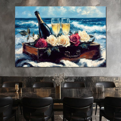 Valentine's Day Celebration Canvas Wall Art