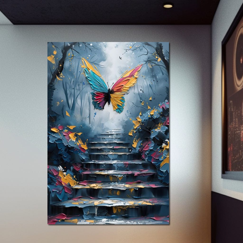 Spectral Flight Ascending Canvas Wall Art