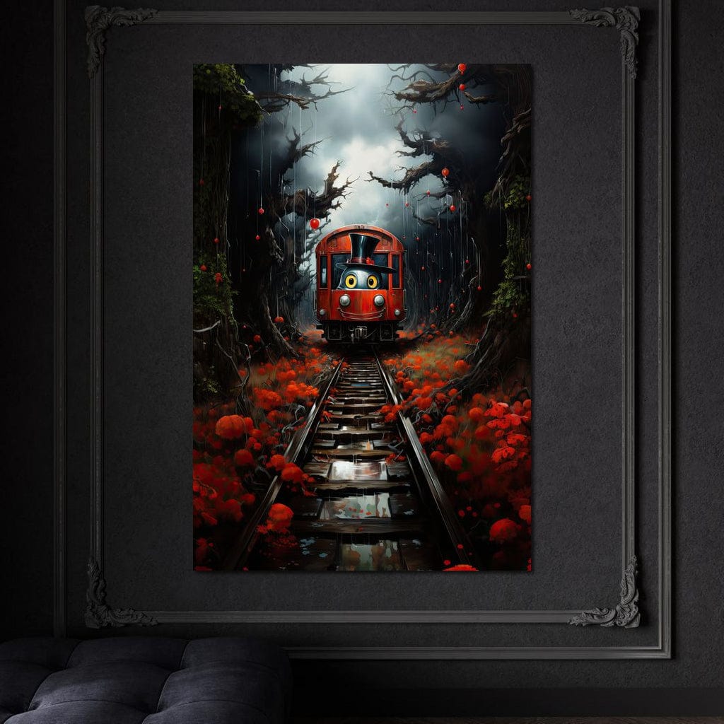 Monster Train Canvas Wall Art