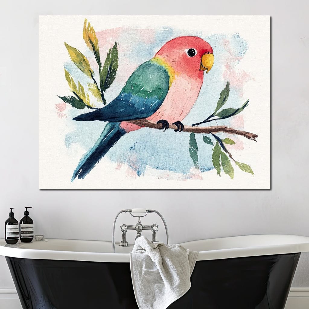 Tropical Branch Retreat Canvas Wall Art