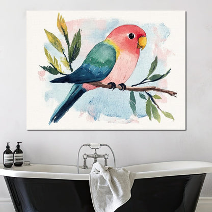 Tropical Branch Retreat Canvas Wall Art