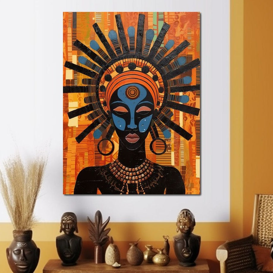 Tribal Mask 06 Canvas Wall Art
