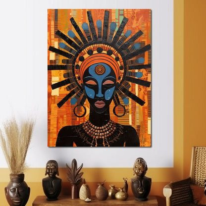 Tribal Mask 06 Canvas Wall Art