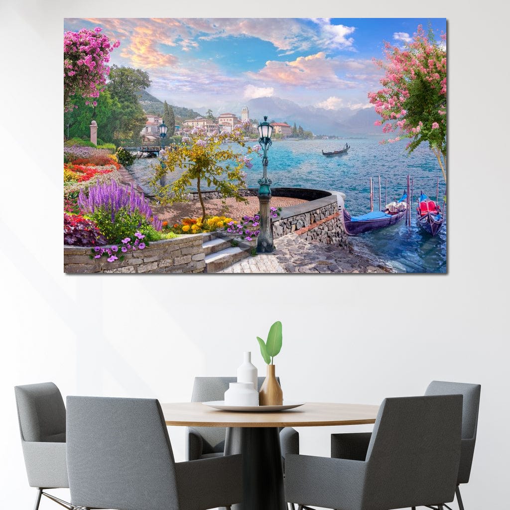 Garden Pier Canvas Wall Art