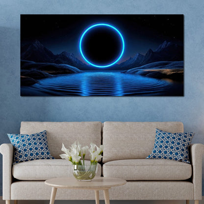 The Halo of Infinity Canvas Wall Art