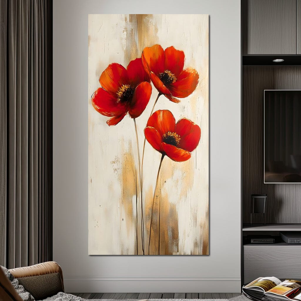 Summer Petal Dance Canvas Wall Art