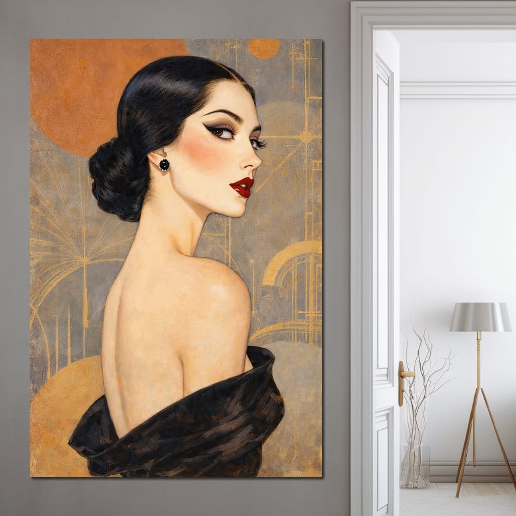Velvet Elegance Canvas Wall Art