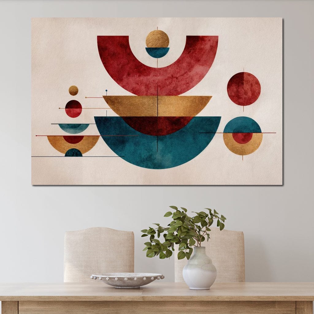 Measured Stillness Canvas Wall Art
