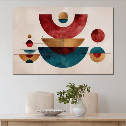 Measured Stillness Canvas Wall Art