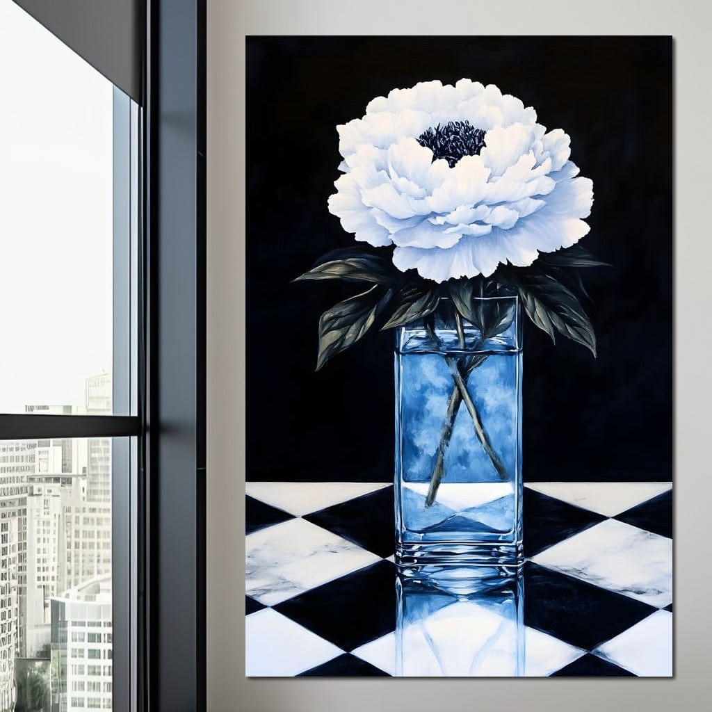 Dream Petals in Glass Enclave Canvas Wall Art