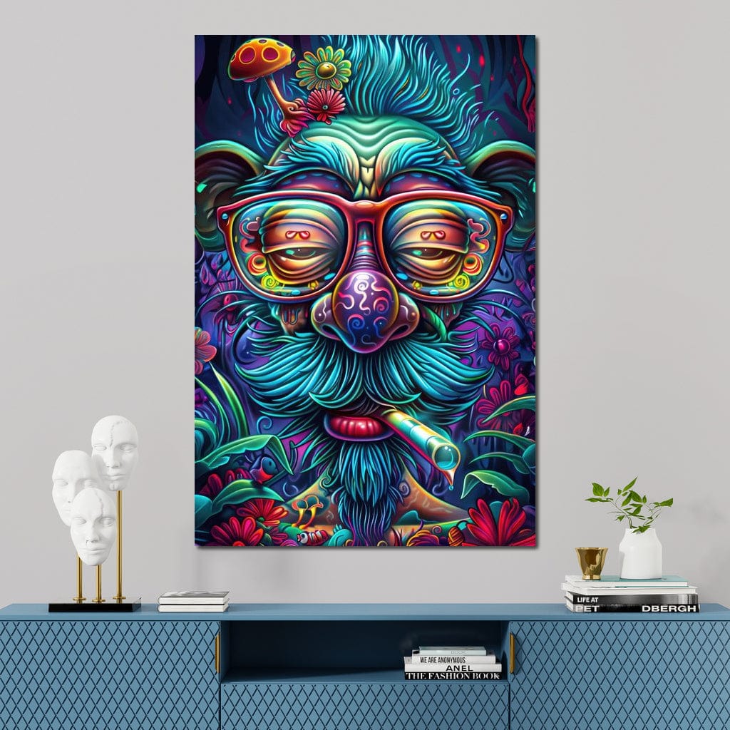 Trippy Trance Canvas Wall Art