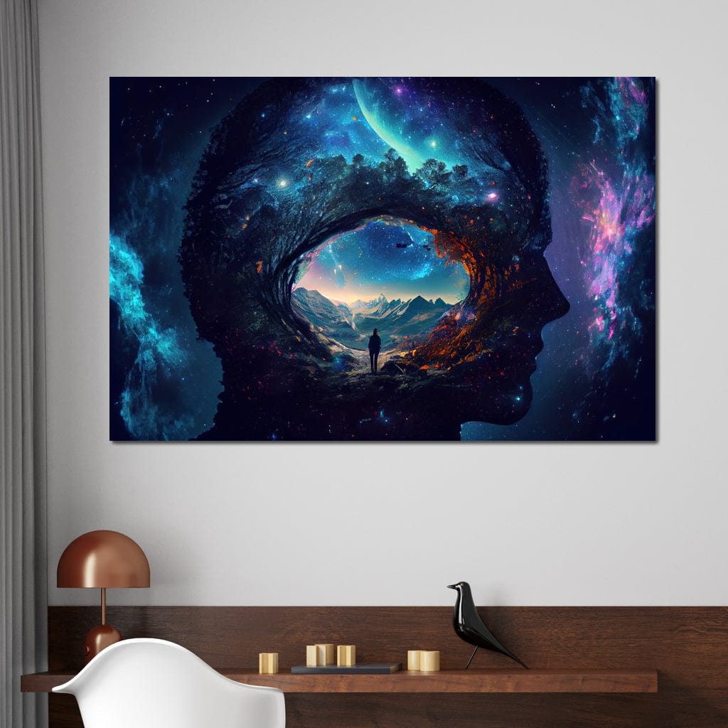 Living Inside My Head Canvas Wall Art
