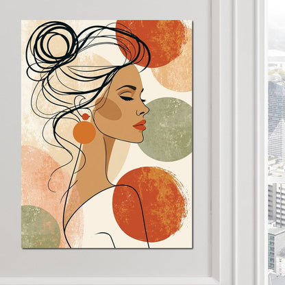 Reflections of a Soft Summer Evening Canvas Wall Art