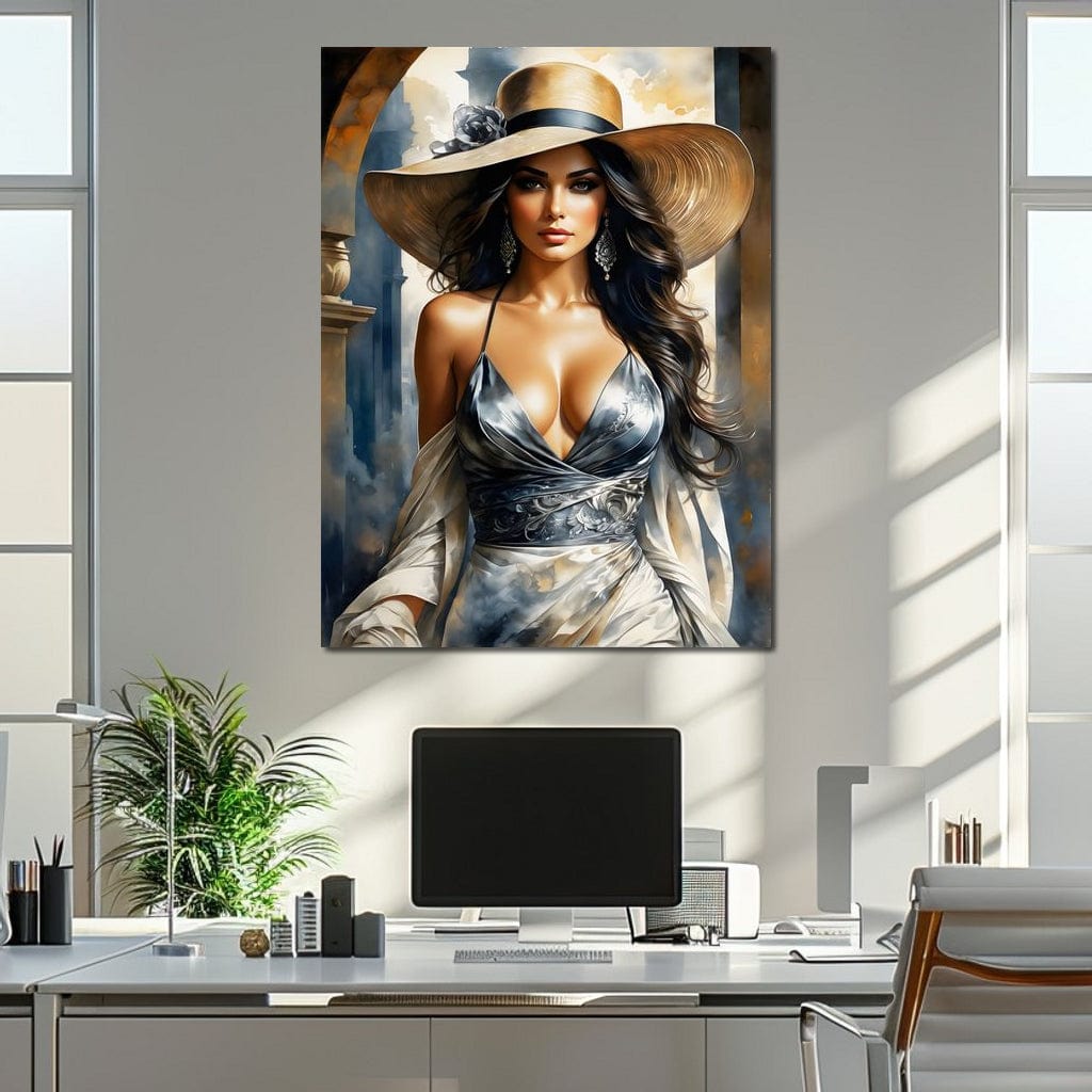 Female Portrait 285 Canvas Wall Art