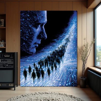 Architect of the Collective Consciousness Canvas Wall Art