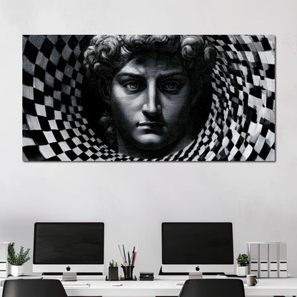 Fragmented Logic Of The Marble Mind Canvas Wall Art