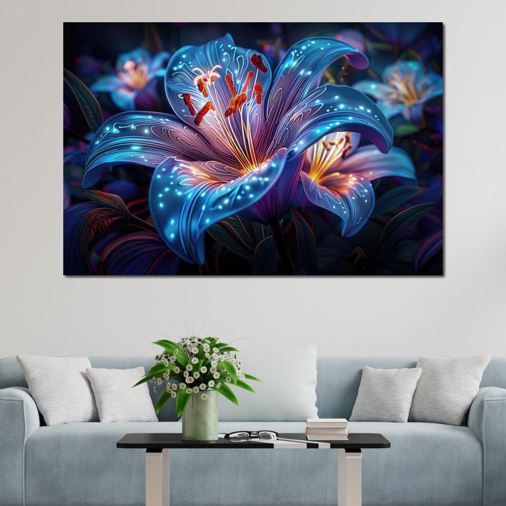 The Radiant Lilyx Canvas Wall Art
