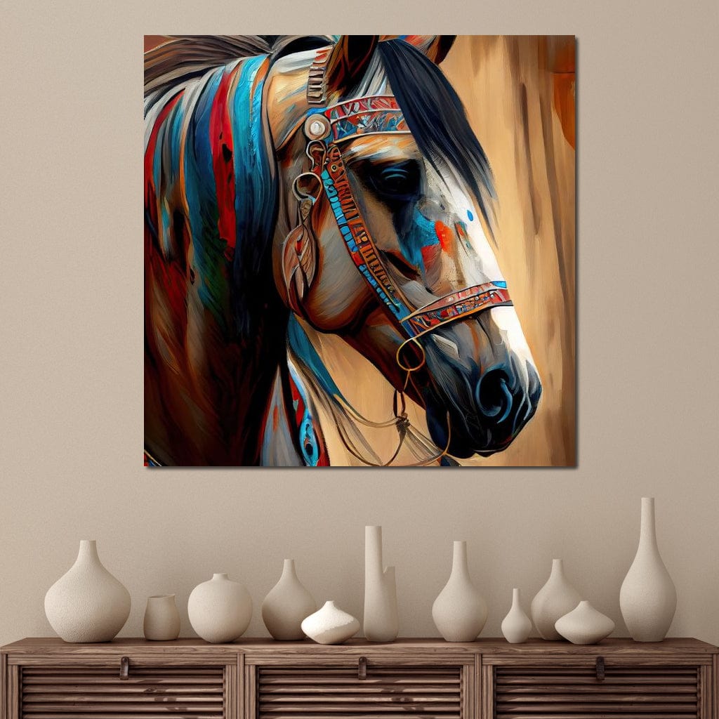 Cherokee Horse 1 Canvas Wall Art