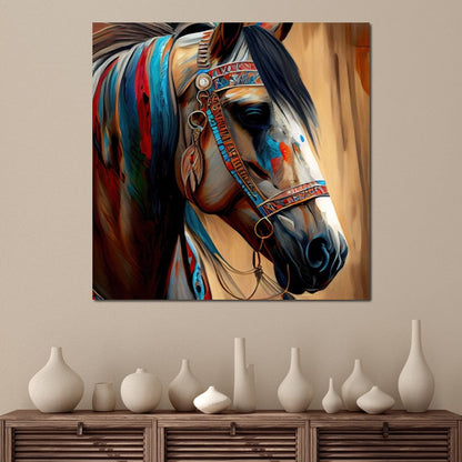 Cherokee Horse 1 Canvas Wall Art