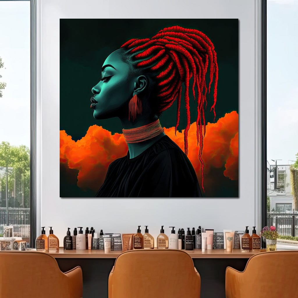 Profile of Power Canvas Wall Art