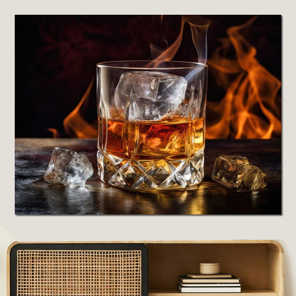 The Whiskey Enigma on Canvas Wall Art