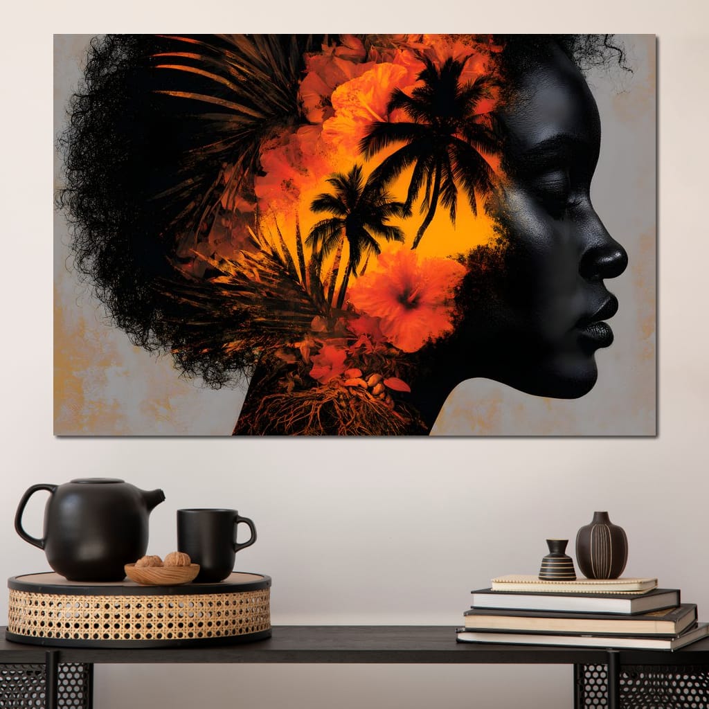 Tropical Mind Tropical Soul Canvas Wall Art