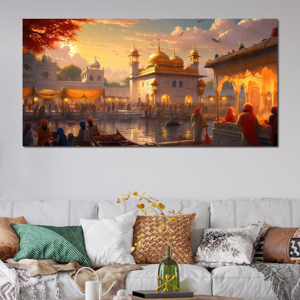 Sikh Temple Canvas Wall Art