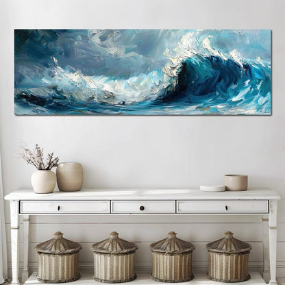 Oceanic Serenade Dance Canvas Wall Art