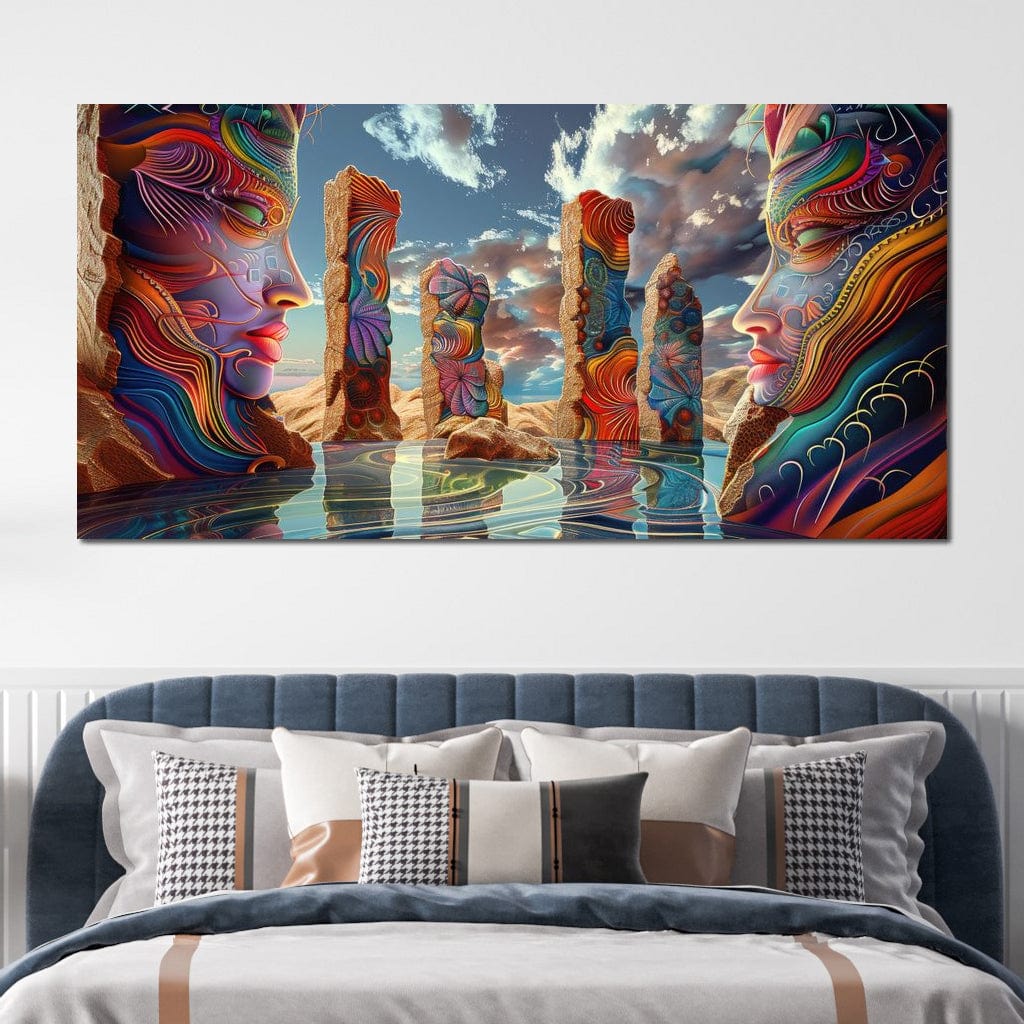 The Guardians of Psychedelia Canvas Wall Art