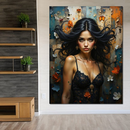 Female Portrait 330 Canvas Wall Art