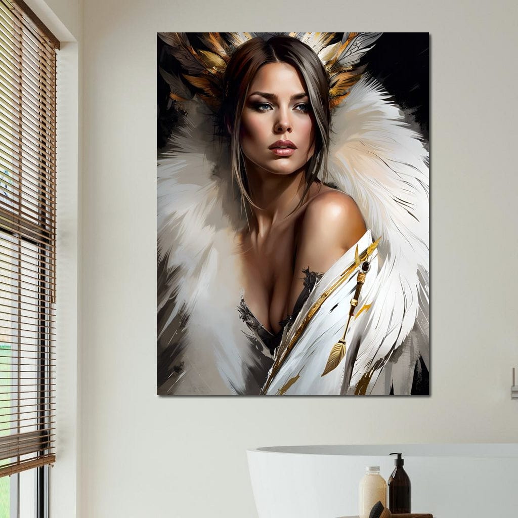 Female Portrait 161 Canvas Wall Art