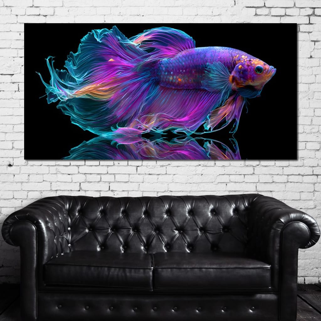 Radiant Fish Canvas Wall Art
