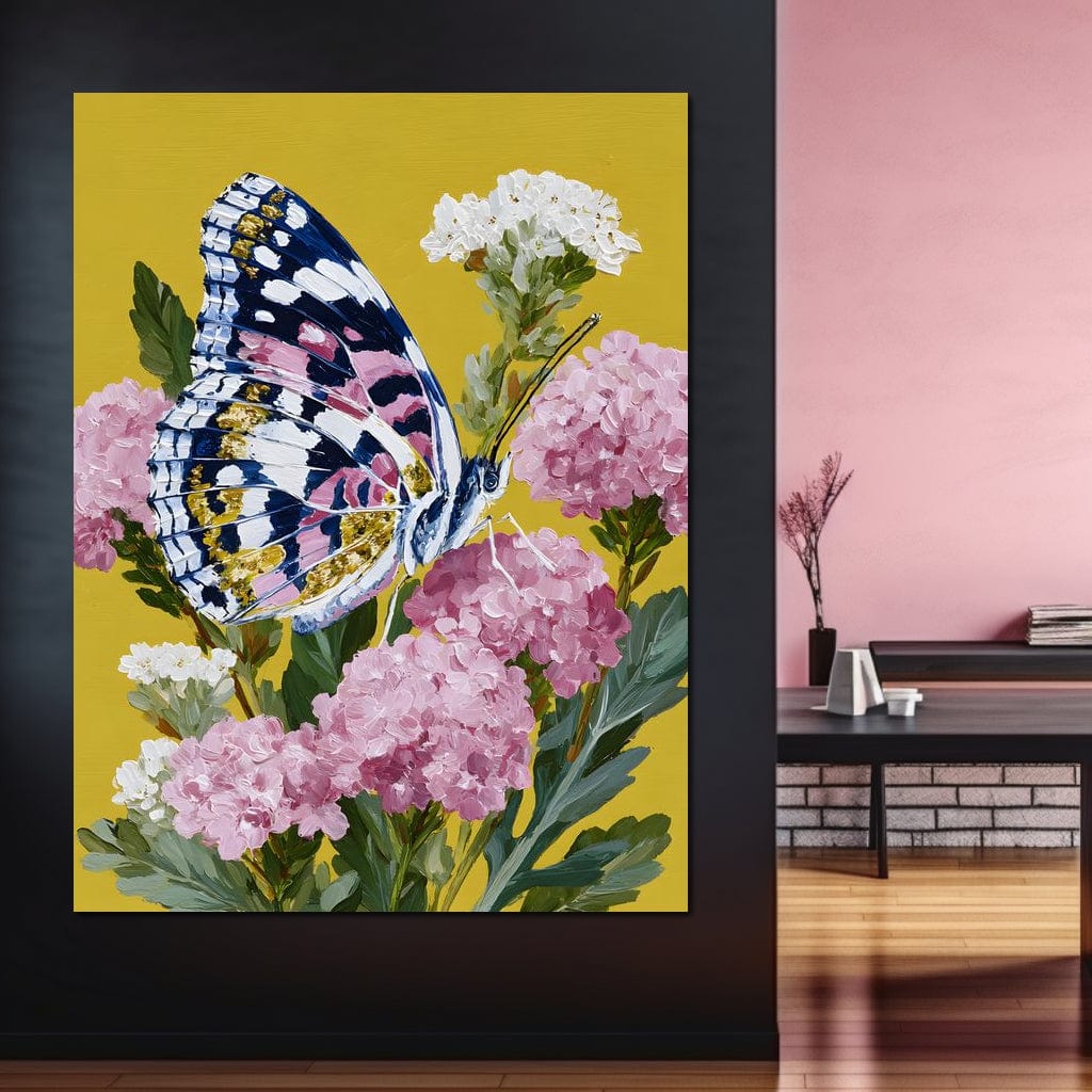 Butterfly Garden Radiance Canvas Wall Art