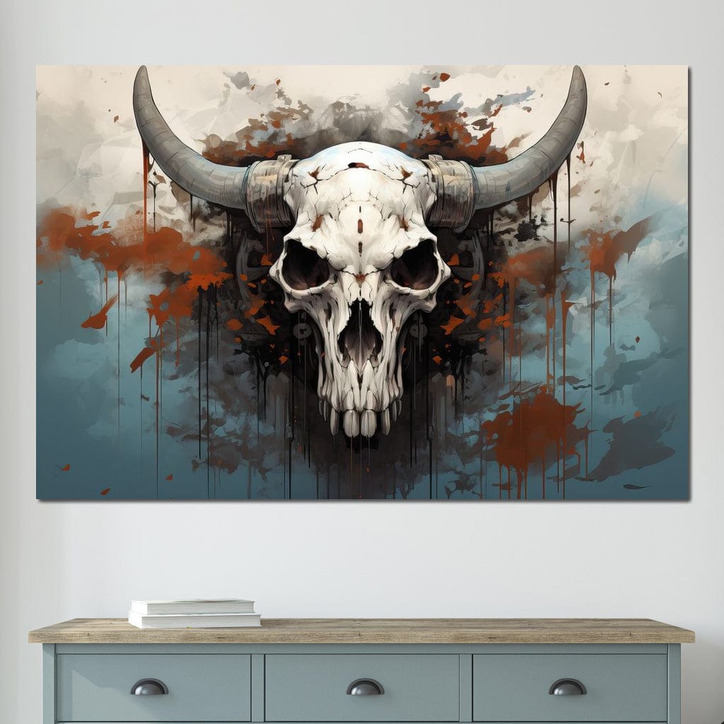 Eternal Symmetry of the Buffalo Canvas Wall Art