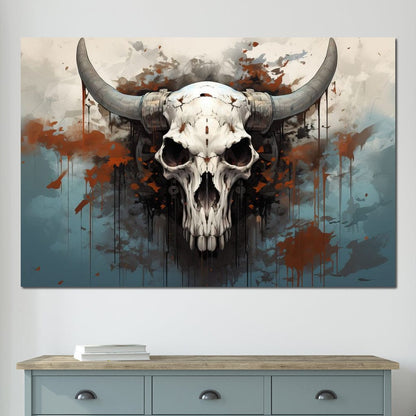 Eternal Symmetry of the Buffalo Canvas Wall Art