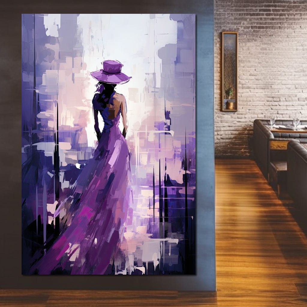 Amethyst Twilight Mystique Canvas Wall Art