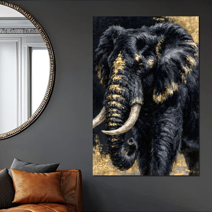 Gilded Majesty of the Wild Canvas Wall Art