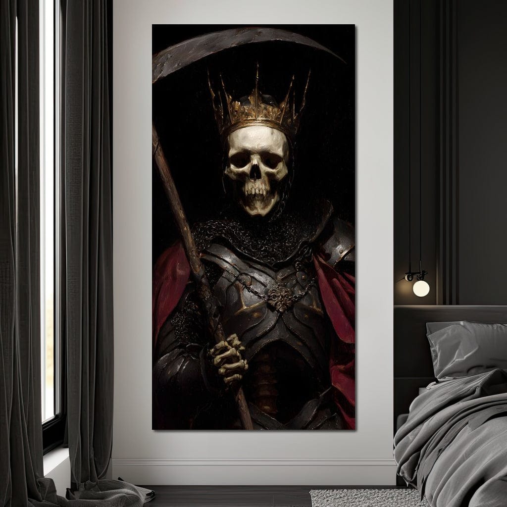 King of Bone and Shadow Reign Canvas Wall Art